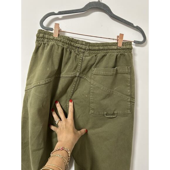 YMC Alva Skate Faded Green Trousers Size Small Loose Pants Cotton Twill - Picture 6 of 11